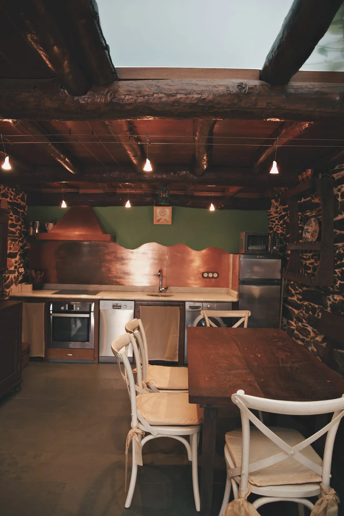 Cocina equipada de la Casita de Coelho